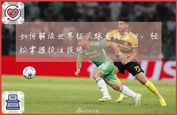 如何解读世界杯买球竞猜盘口,轻松掌握投注技巧