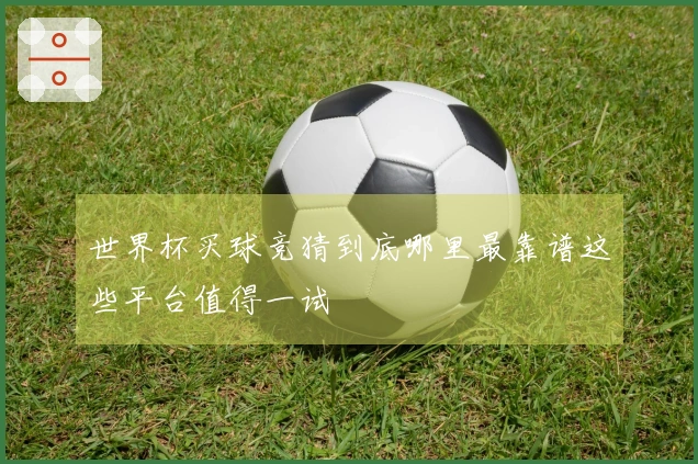 世界杯买球竞猜到底哪里最靠谱这些平台值得一试
