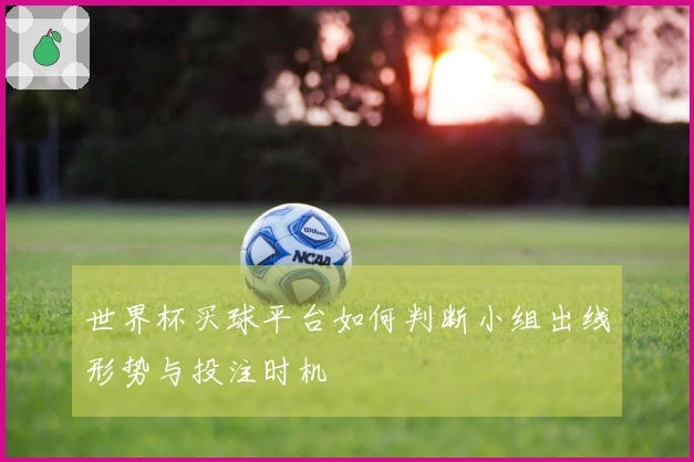 世界杯买球平台如何判断小组出线形势与投注时机